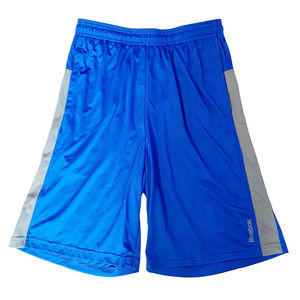 Reebok Play Dry Blue Elastic Waist Athletic Shorts Mens Size M